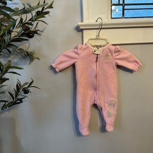 Adorable Vintage Y2K Juicy Couture Baby Girl Infant Sleeper 3-6 Mos